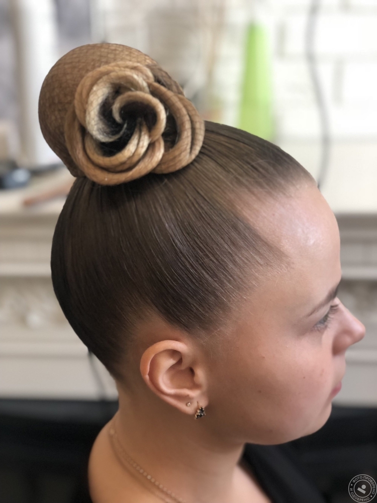 Прически гимнасток