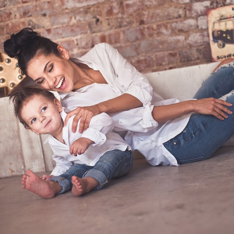 Стильная фотосессия с малышом