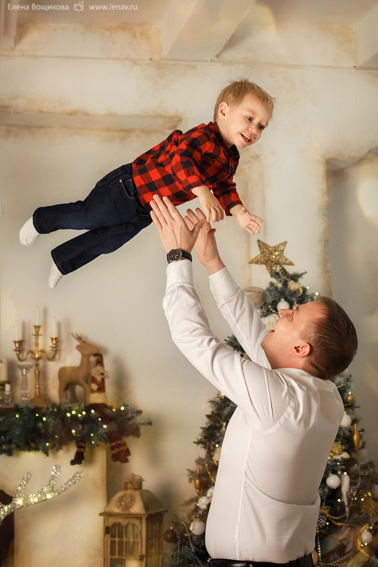 Новогодняя фотосессия в студии