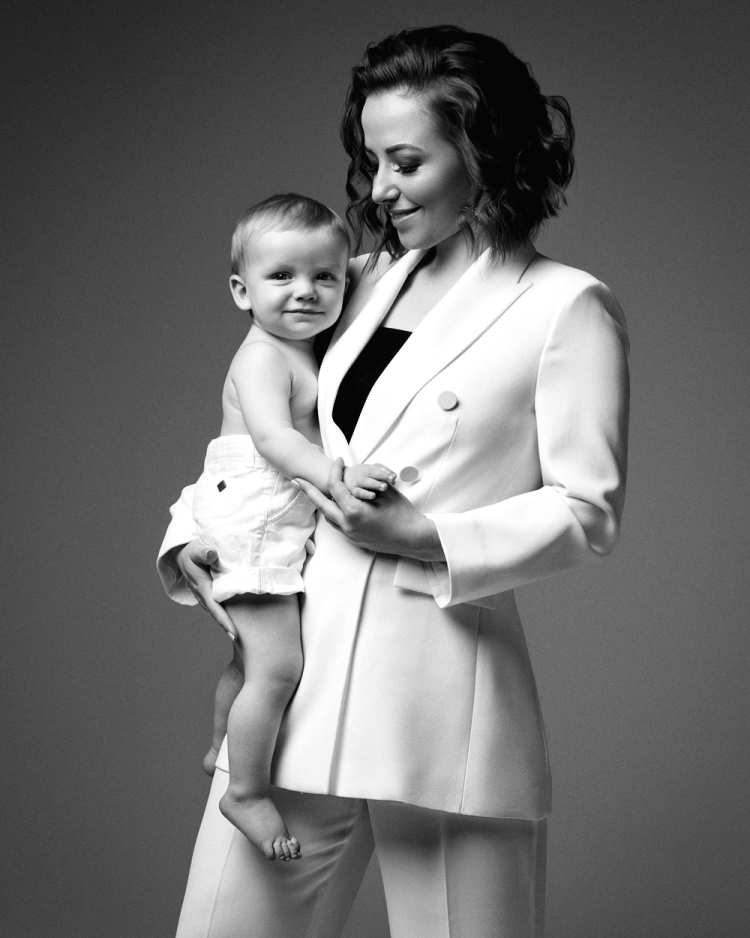 Фотосессия мама и малыш