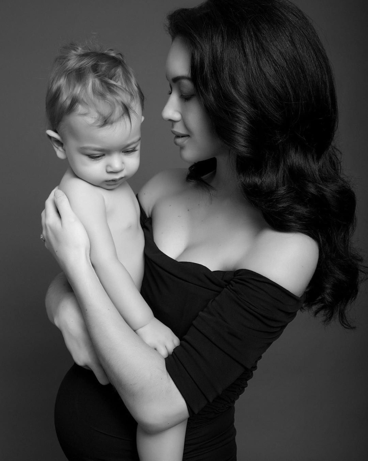 Стильная фотосессия с малышом