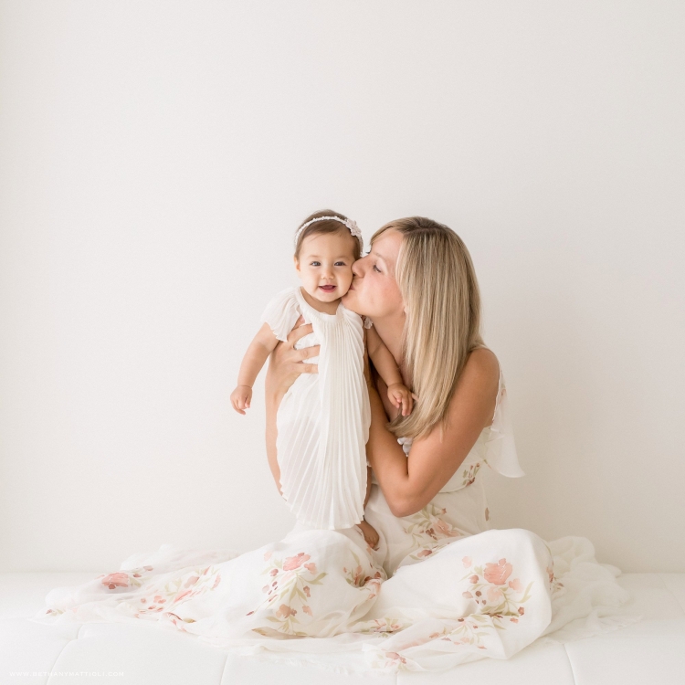 Фотосессия с дочкой в студии