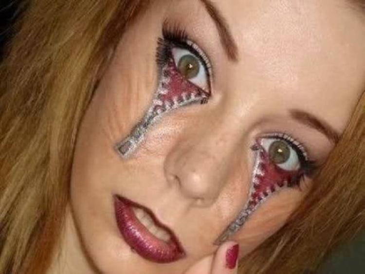 Неудачный Гримм на лице