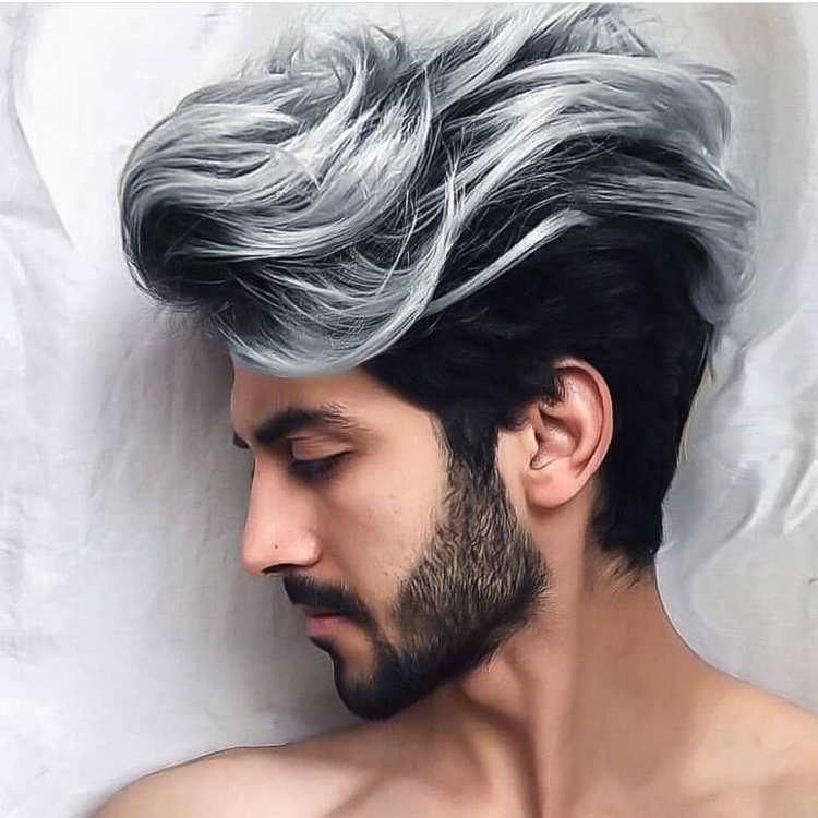 Пепельный цвет волос у мужчин