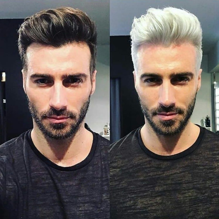 Мужское тонирование волос