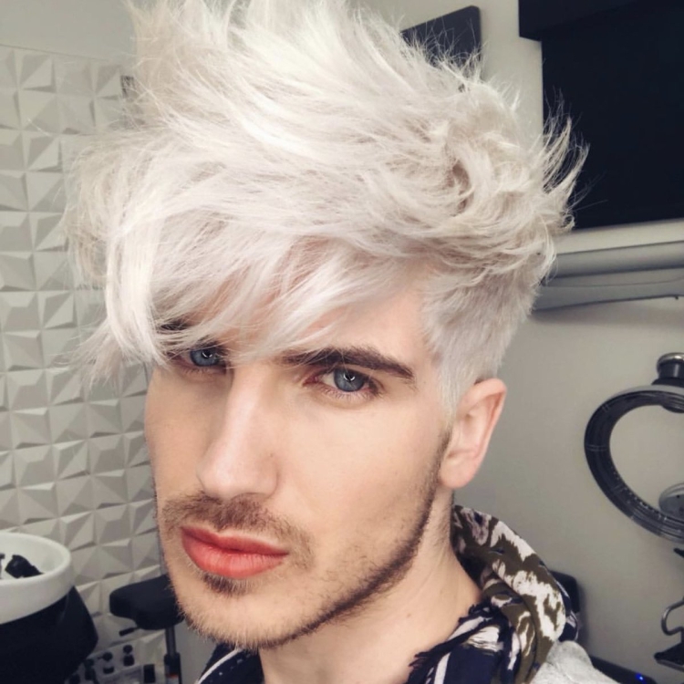 Пепельный цвет волос у мужчин