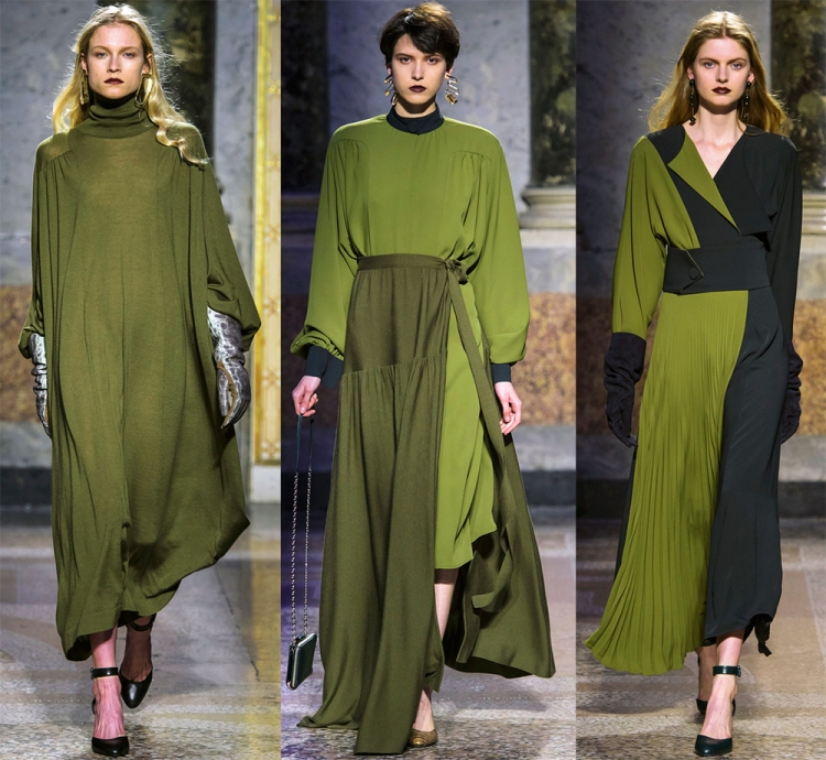 Цвет олива в одежде