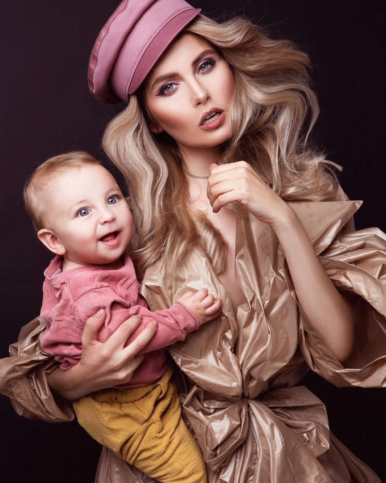 Стильная фотосессия с малышом