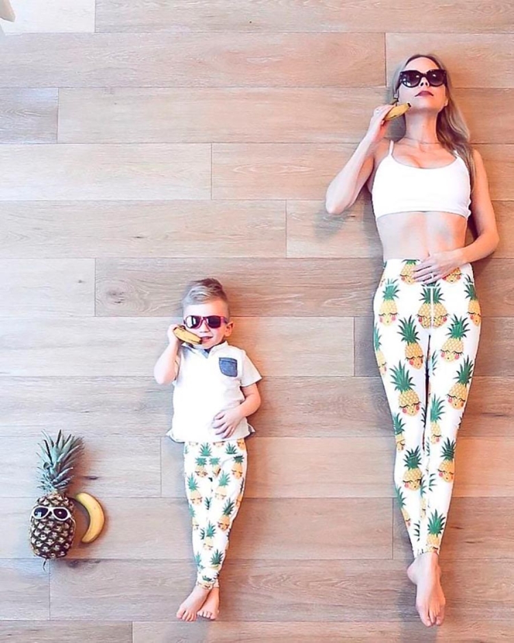 Оригинальная фотосессия с мамой