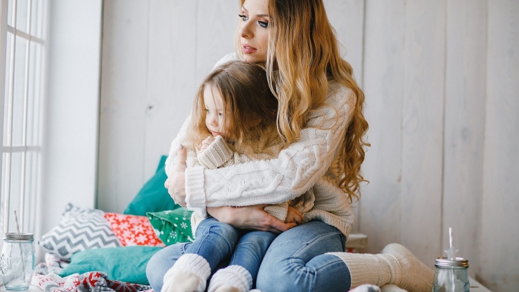 Домашняя фотосессия с дочкой