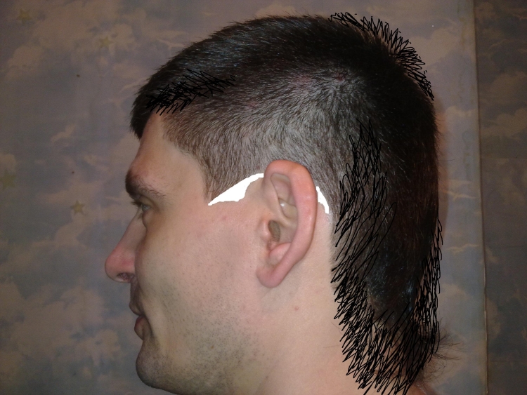 Стрижка мужская с боков коротко сзади длинные