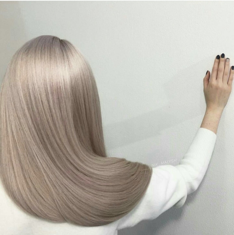 Однотонное окрашивание волос