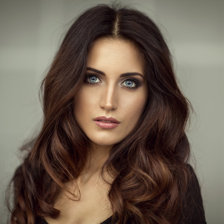 Цвет волос шоколадный мокко