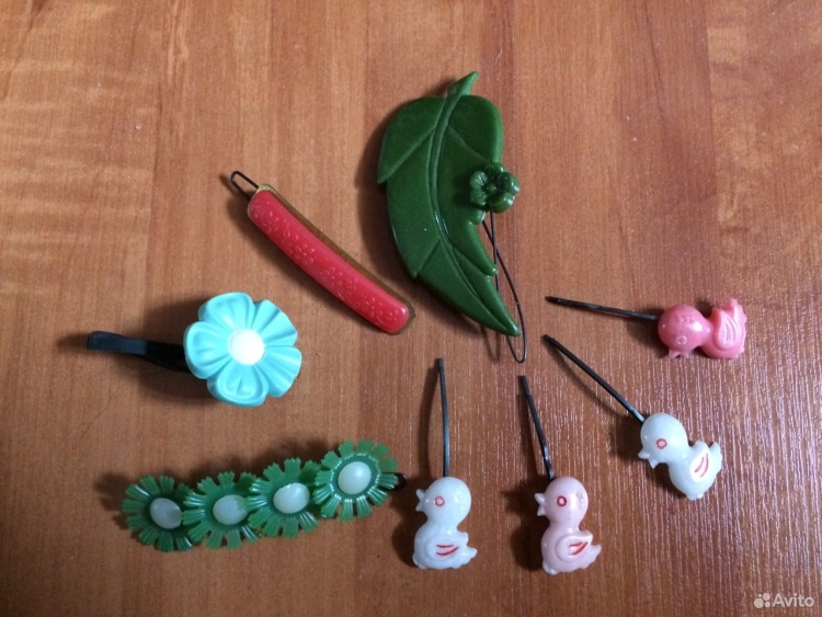 Советские детские заколки