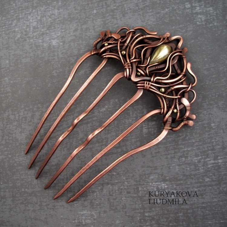 Винтажные гребни для волос