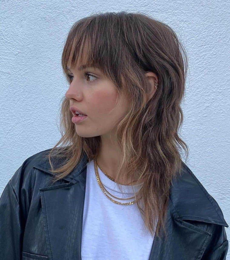 Вольф маллет прическа