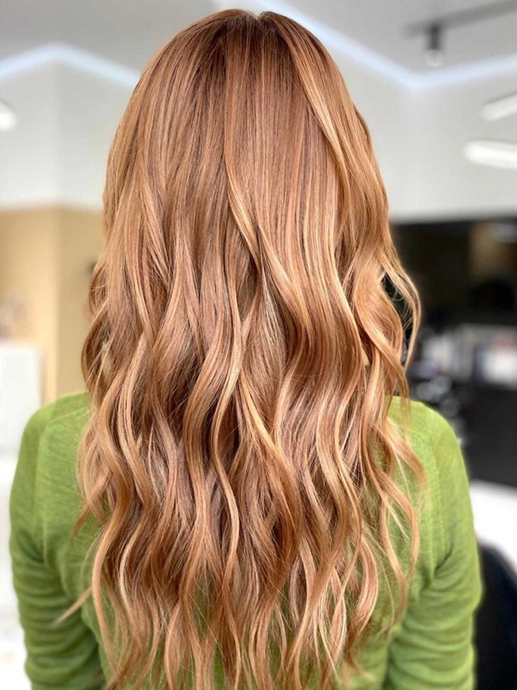 Карамельное окрашивание волос