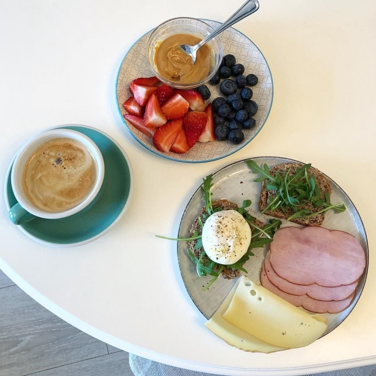 Завтрак для инстаграмма