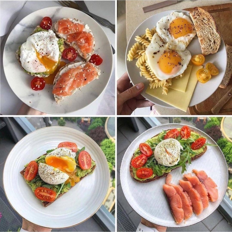 Бутерброды в Инстаграм ПП красивые