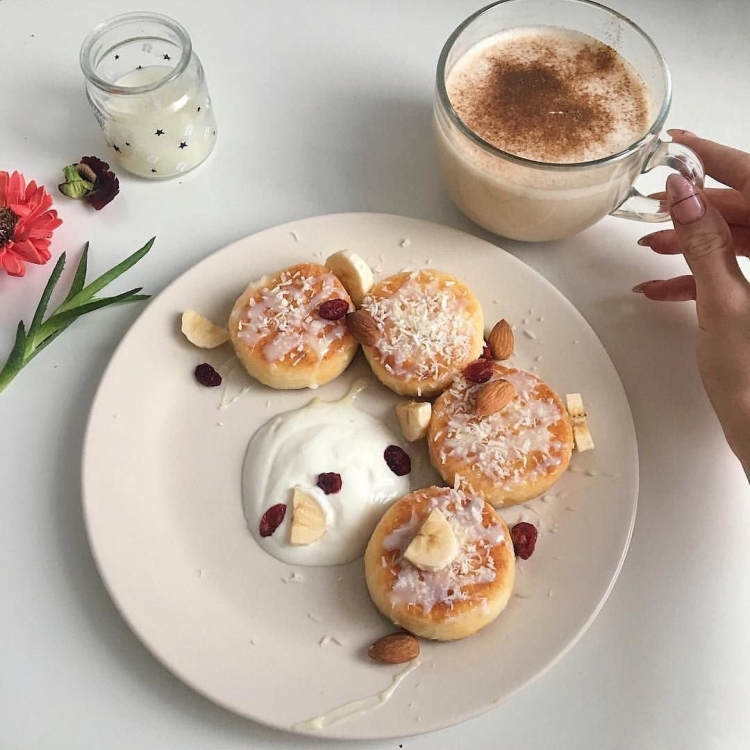 Завтрак сырники